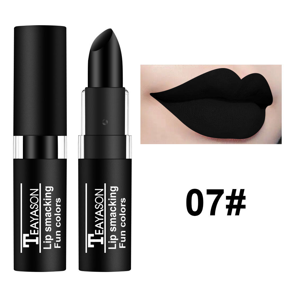 Lipstick White Nude Vampire Olive Green Black Purple Halloween Creative Makeup Retro - Korvel