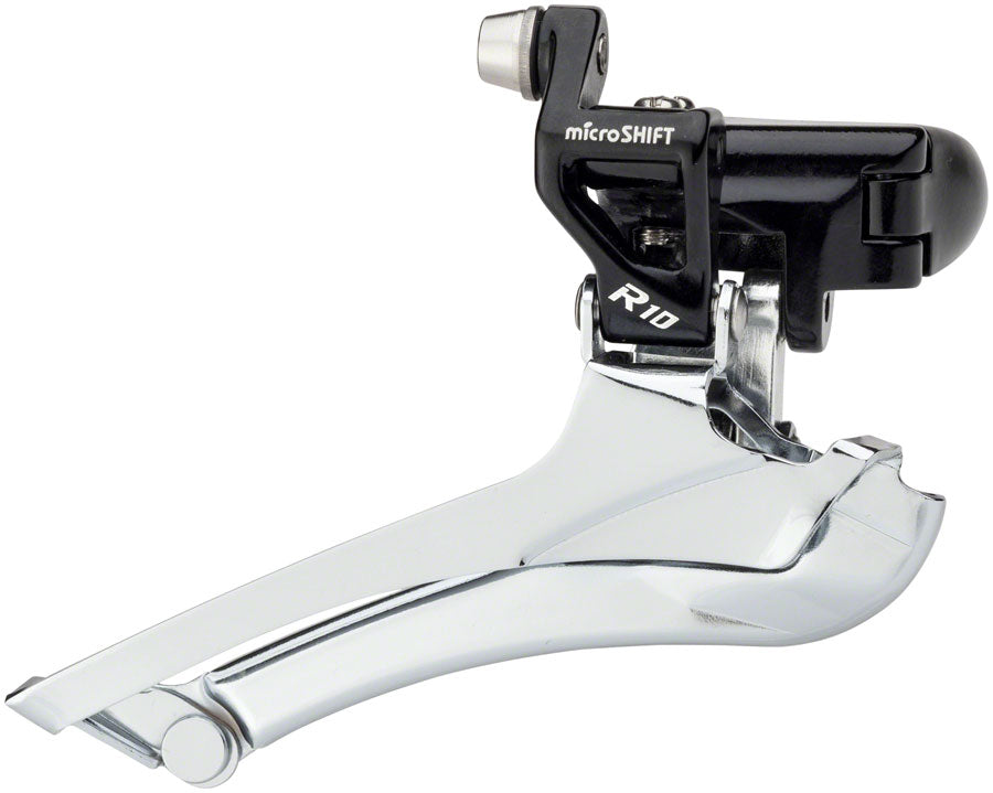 microSHIFT R10 Front Derailleur - 10-Speed Double 56t Max Band Clamp