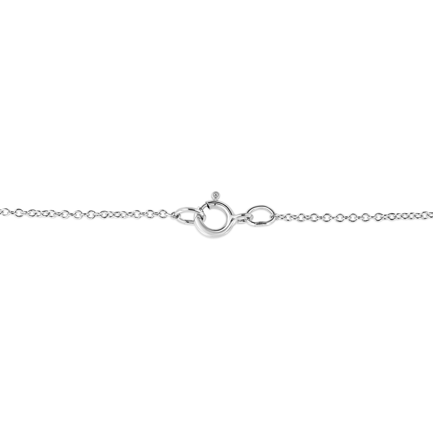 Collar con colgante en forma de cometa con acentos de diamante en plata esterlina .925
