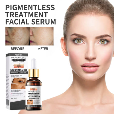 Face Brightening Serum, Lighten Dark Spots Moisturizing And Repairing Fine Lines Brightening Serum - Korvel