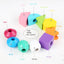 Wooden children's puzzle bead toys with five sets of column colors, sensory enlightenment, shape perception, and building block toys - Korvel