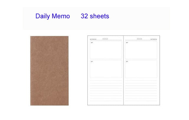 Midori Traveler's Notebook Refill - Blank Dot Grid Paper