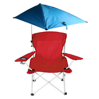 GBruno Foldable Beach Chair with Canopy