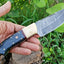 Premium Handmade Damascus Steel Skinning Knife for Outdoor Adventures - Korvel