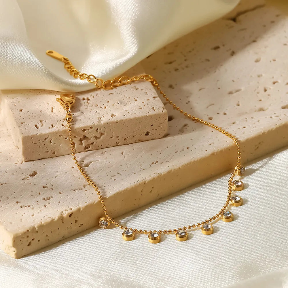 Elegant 18K Gold-Plated Stainless Steel Bracelet
