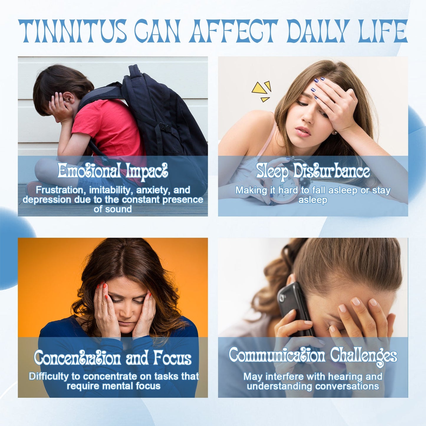Tinnitus Relief Spray, Relieves Ear Discomfort Earplugs Earwax Cleaning Ear Care Spray - Korvel