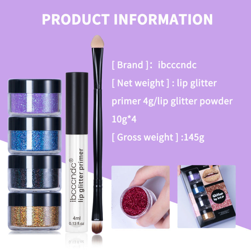 Conjunto de Brillo Labial ibcccndc - Colección de Colores Fríos