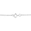 .925 Sterling Silver Heart and Lock Pendant Necklace with Diamond Accents