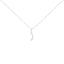 Collar de Pendiente de Viaje de Diamantes de 3.0 cttw en Oro Blanco de 14k Certificado por AGS