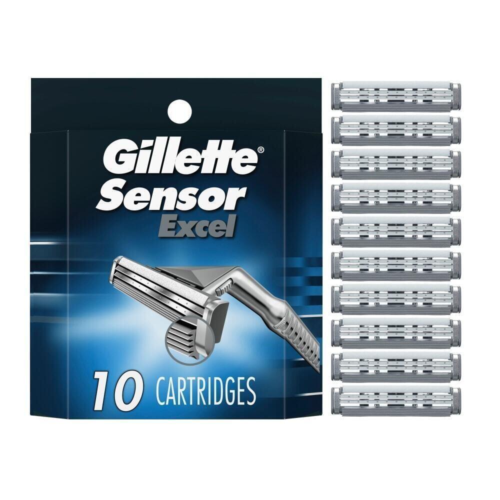 Gillette Sensor Excel Men's Razor Blade Refills - 10 Count