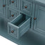 REXM Cambridge Series Retro Console Desk with Storage