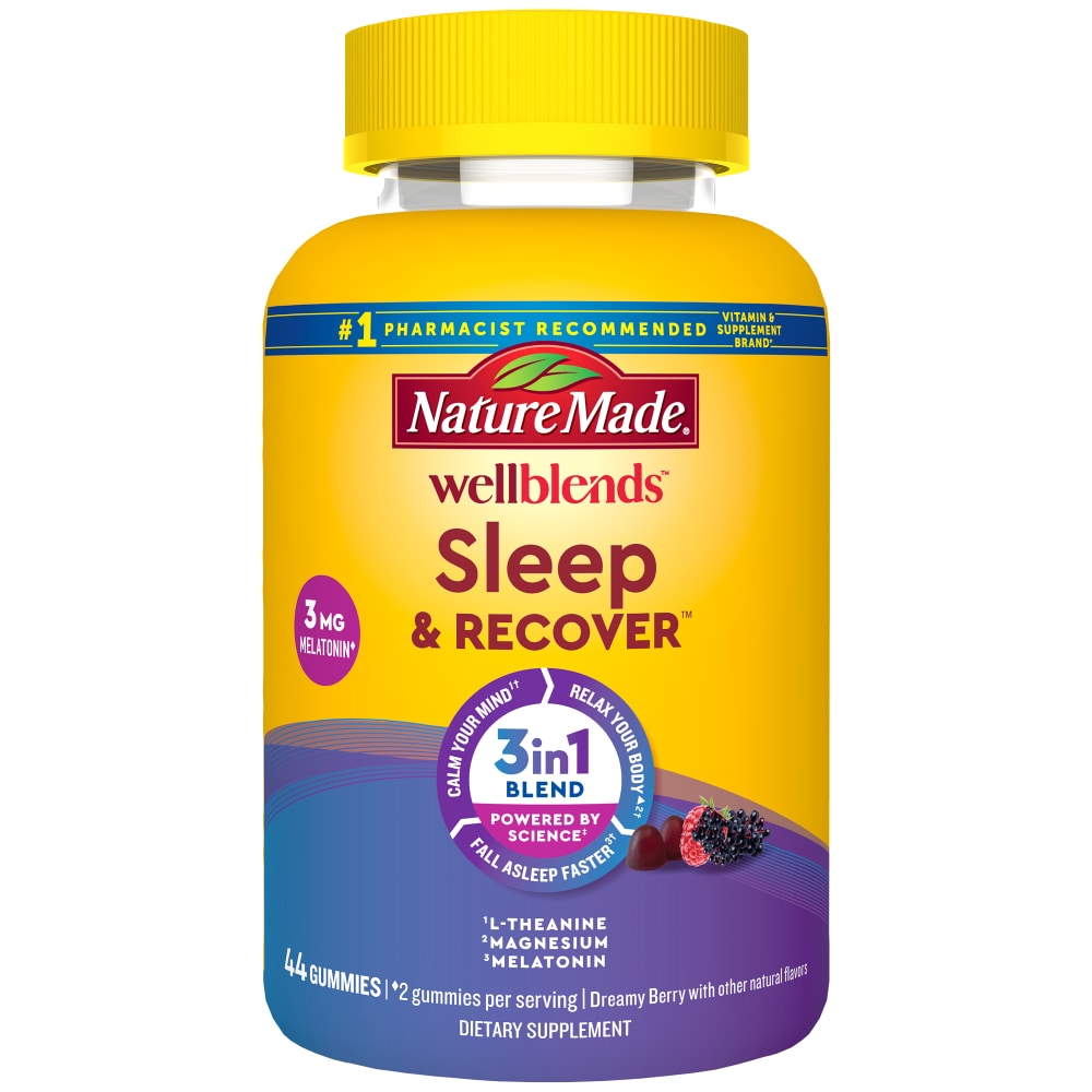 Nature Made WellBlends Sleep & Recover Gummies - Dreamy Berry