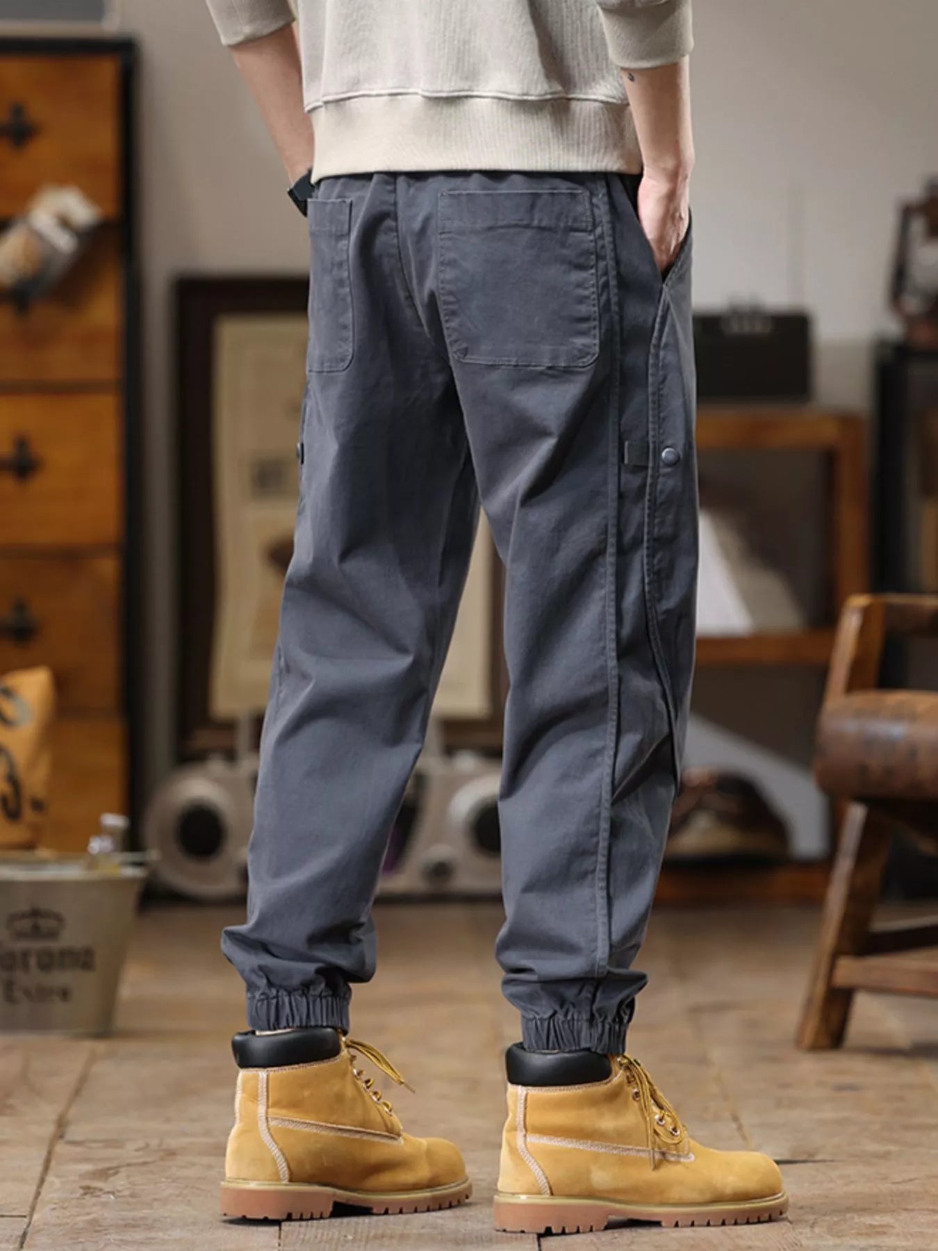Men's Plus Size Drawstring Jogger Pants
