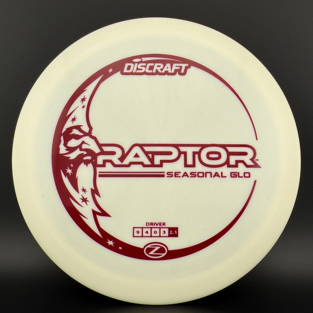 Glo Z Raptor - Disco de Golf Driver Edición Limitada