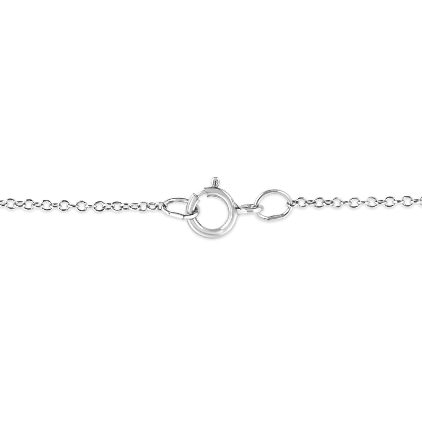 Collar de Colgante de Estrella de Mar con Diamantes en Acero Inoxidable .925