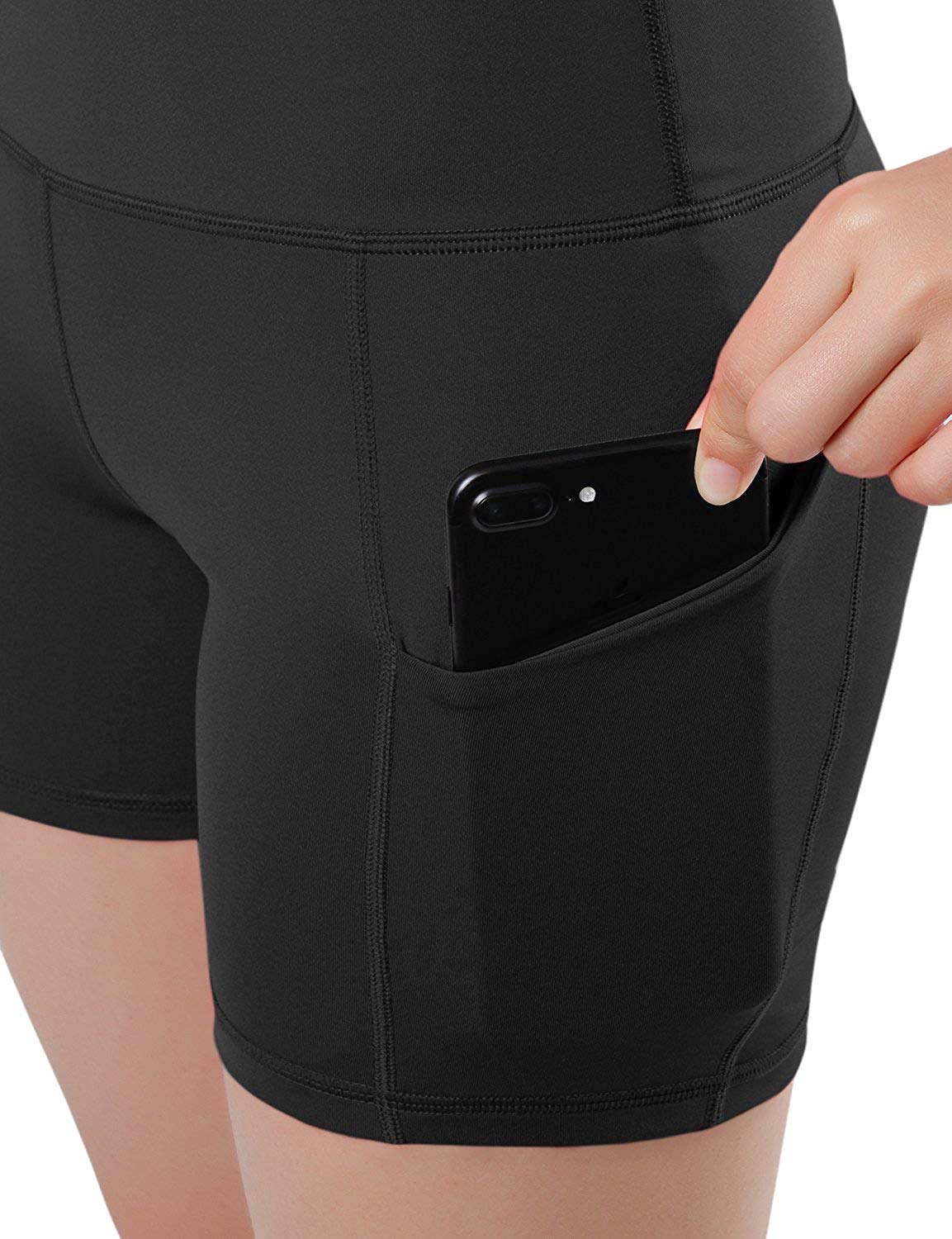 Shorts de sport taille haute Jolie de JupiterGear avec poches