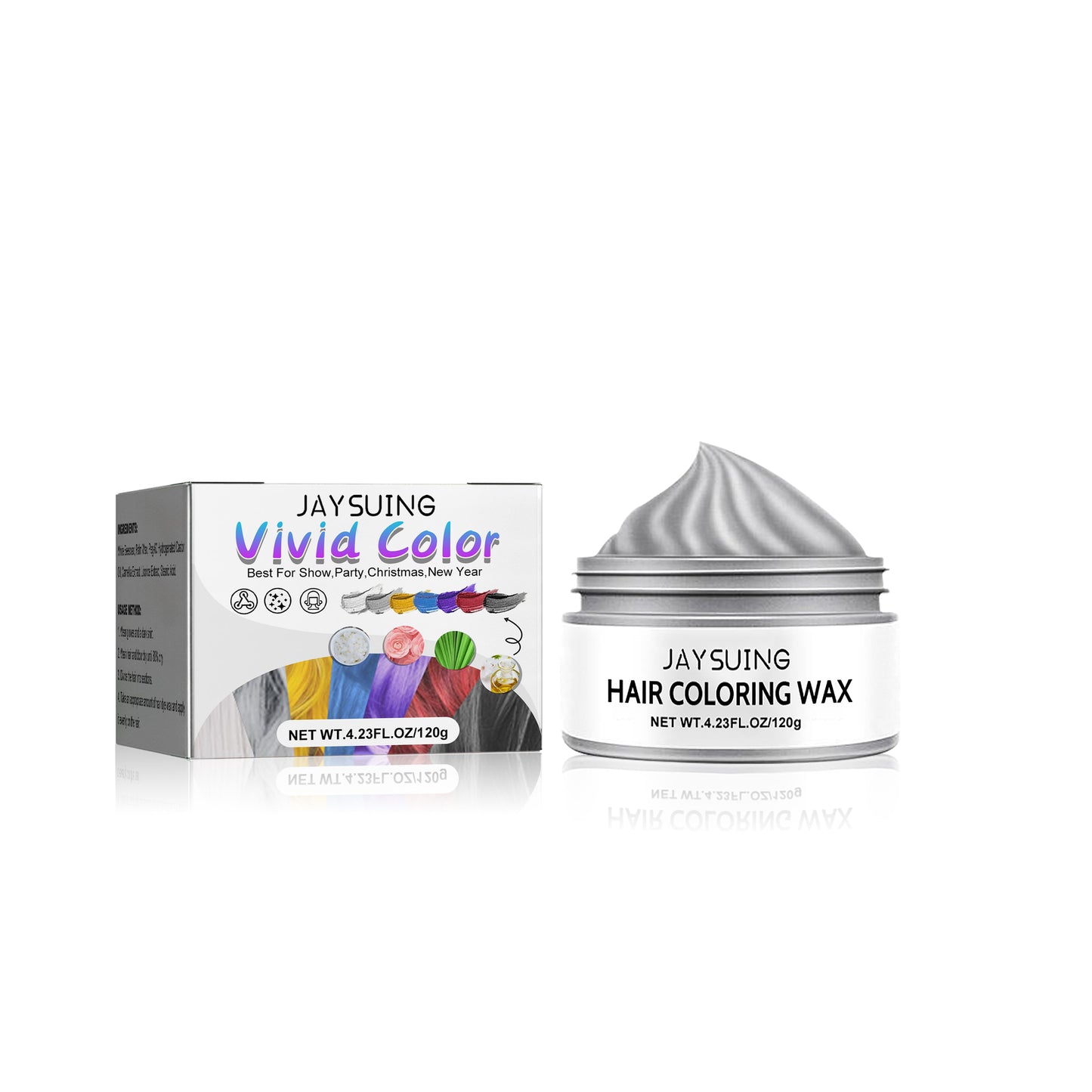 Hair Cream, Covering White Hair, Easy Coloring, Non-Dampening, Tide Color Beauty Hair Cream - Korvel