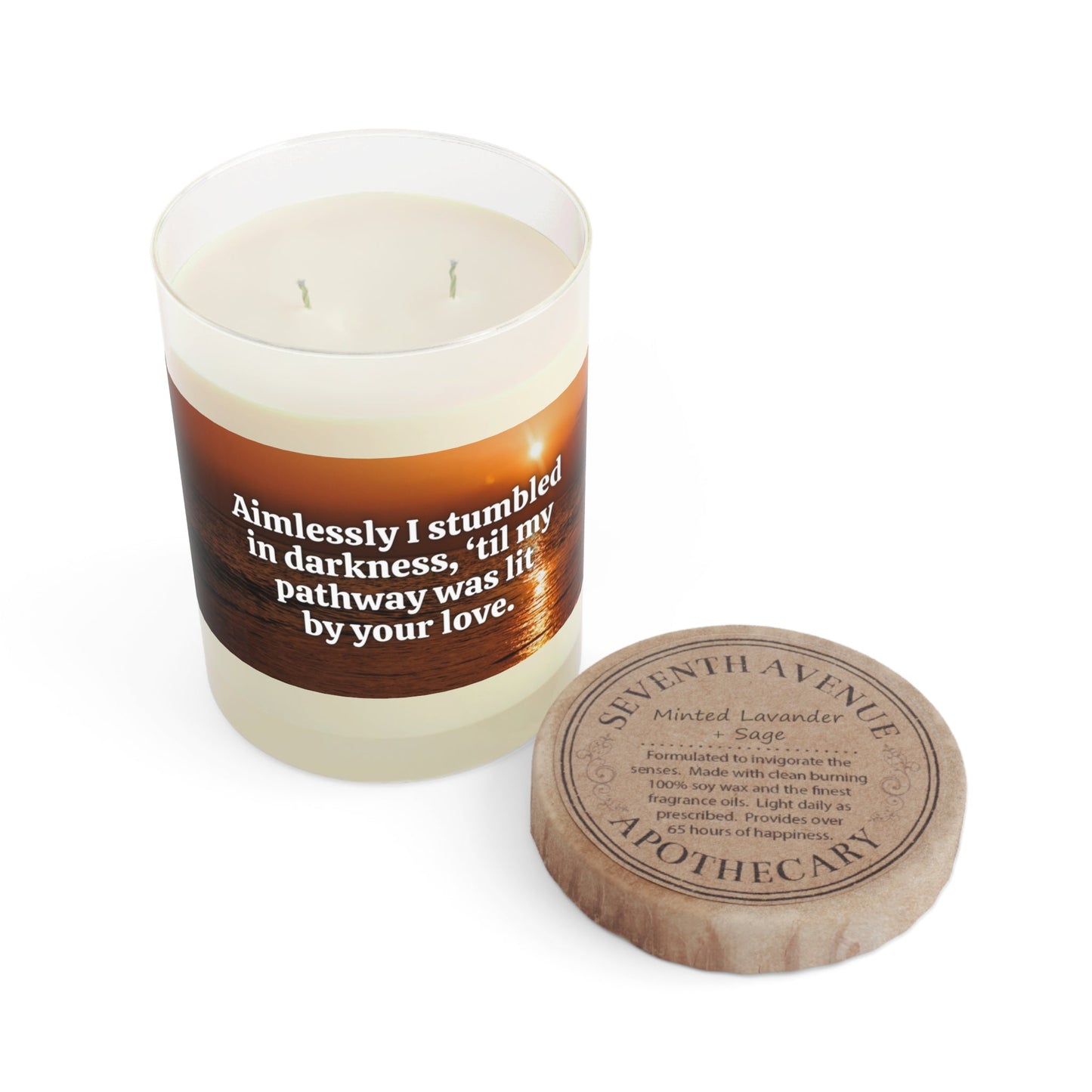 Aromatherapy Bliss Candle - Elegant Glass, 11oz - Korvel