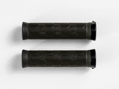 Bontrager XR Trail Elite Recycled Plastic Grips - Olive Grey