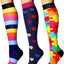 Sports pressure socks long tube socks calf socks compression socks skipping rope elastic cycling socks - Korvel