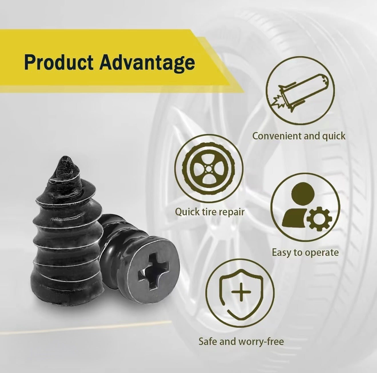 TireFix Rubber Nail Kit - Korvel