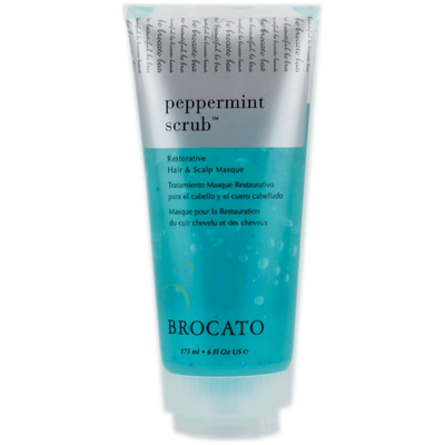 Masque Restaurateur pour Cheveux et Cuir Chevelu Brocato Peppermint Scrub 175ml