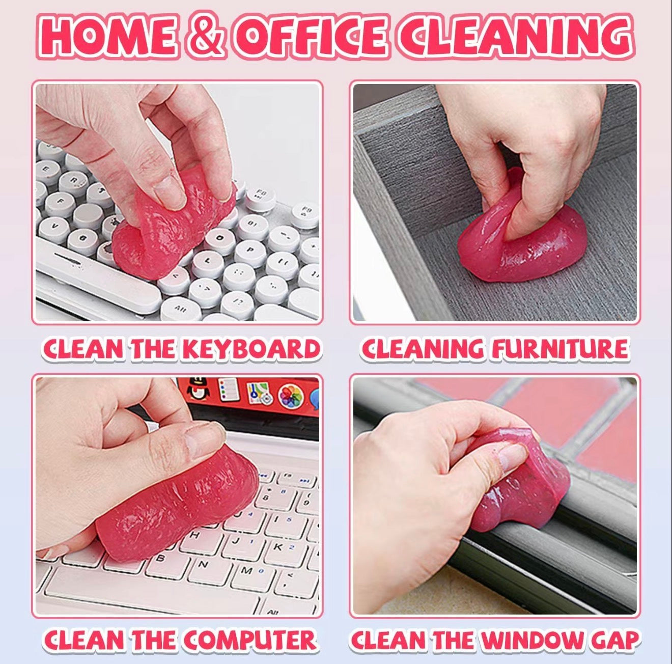 DustFix Car Cleaning Gel - Versatile Detailing Putty