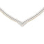 Collier de tennis en diamant véritable de 7,00 ct en or jaune 14 carats