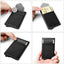 Business Men Credit Card Wallet Aluminum Cash ID Card Holder  Case Blocking Slim Metal Wallet Coin Purse Black - Korvel