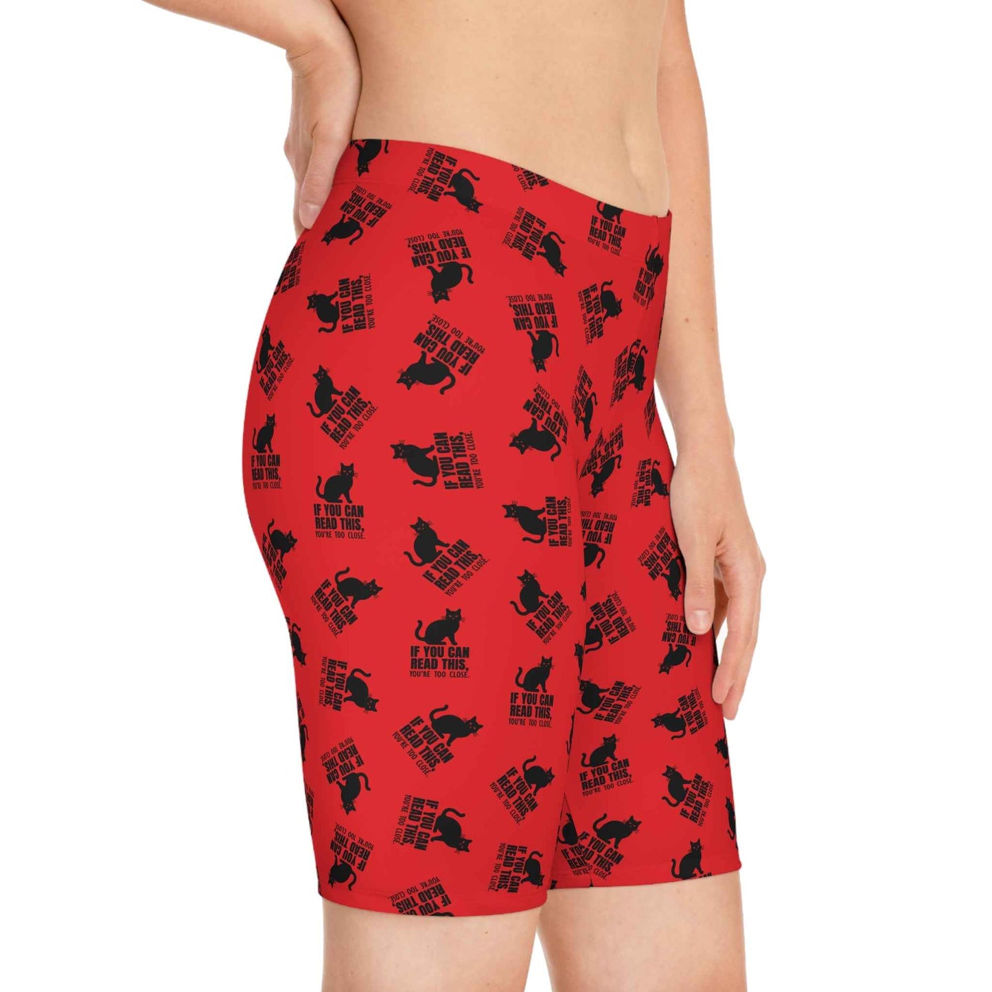 If You Can Read This Cat Cycling Shorts