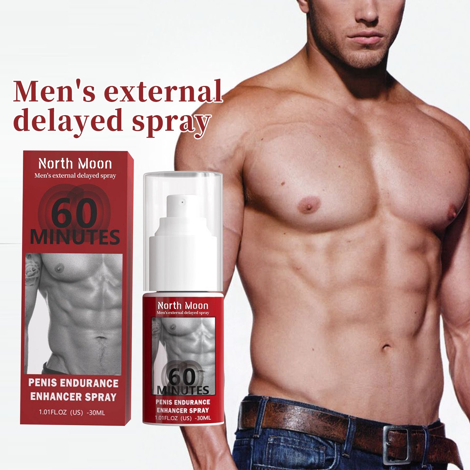 Men's Treatment Spray, Men's Body Care To Enhance Endurance Moisturizing Treatment Topical Spray - Korvel