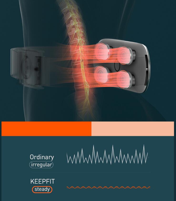 Waist Massager Lumbar Spine Massager Waist Belt Lumbar Disc Herniation Back Soothing Home Heating Cervical Spine Massager - Korvel