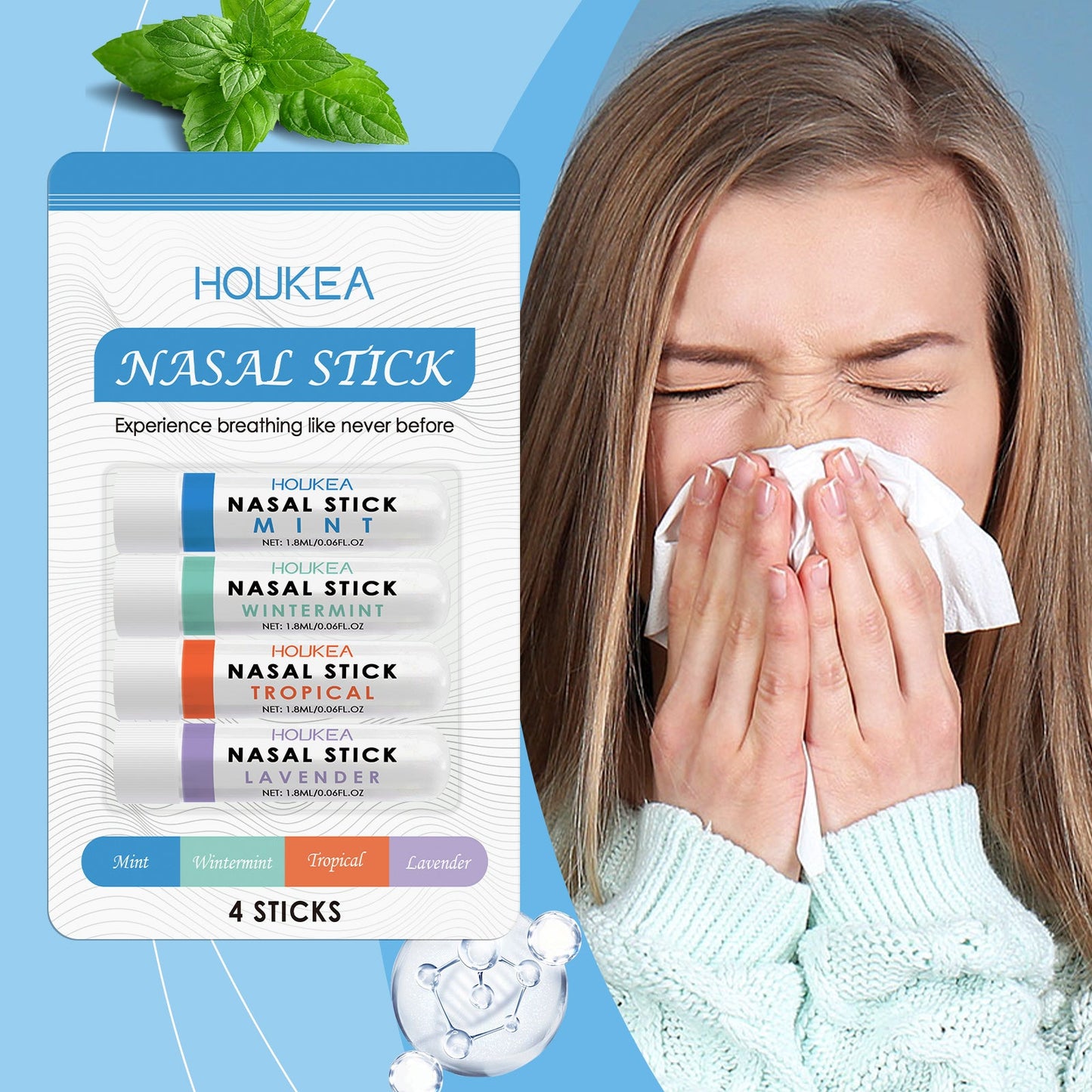 Natural Nose Care Set for Fresh Air Experience