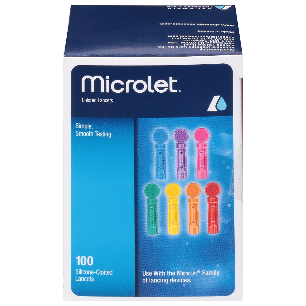 Lancettes colorées Microlet Bayer