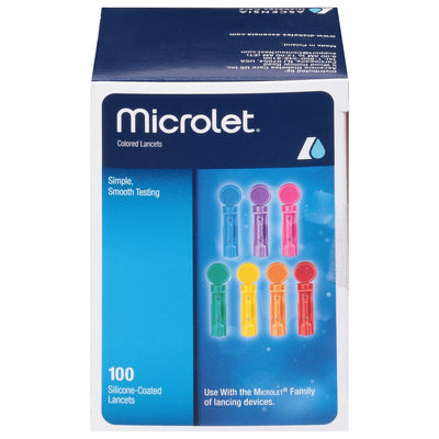 Lancetas de Color Microlet Bayer