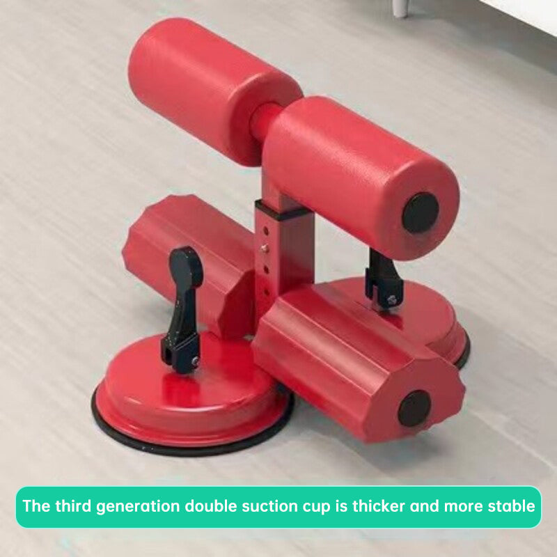 Portable Self-Suction Sit-up Bar Abdominal Core Trainer Movement Auxiliary Device Adjustable Sit Up Assistant - Korvel