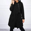 Half-High Neck Side-Zip Hoodie with Fleece-Lined Pockets