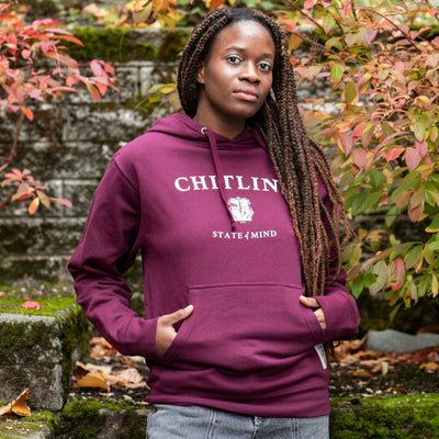 Chitlins Inspired Maroon Hoodie - Embrace Creativity - Korvel