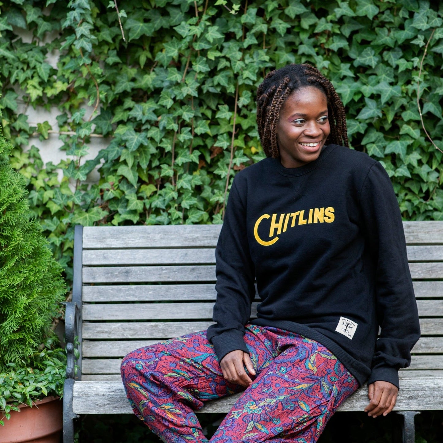 Cotton Club - Chitlins Sweatshirt in Black & Gold - Korvel