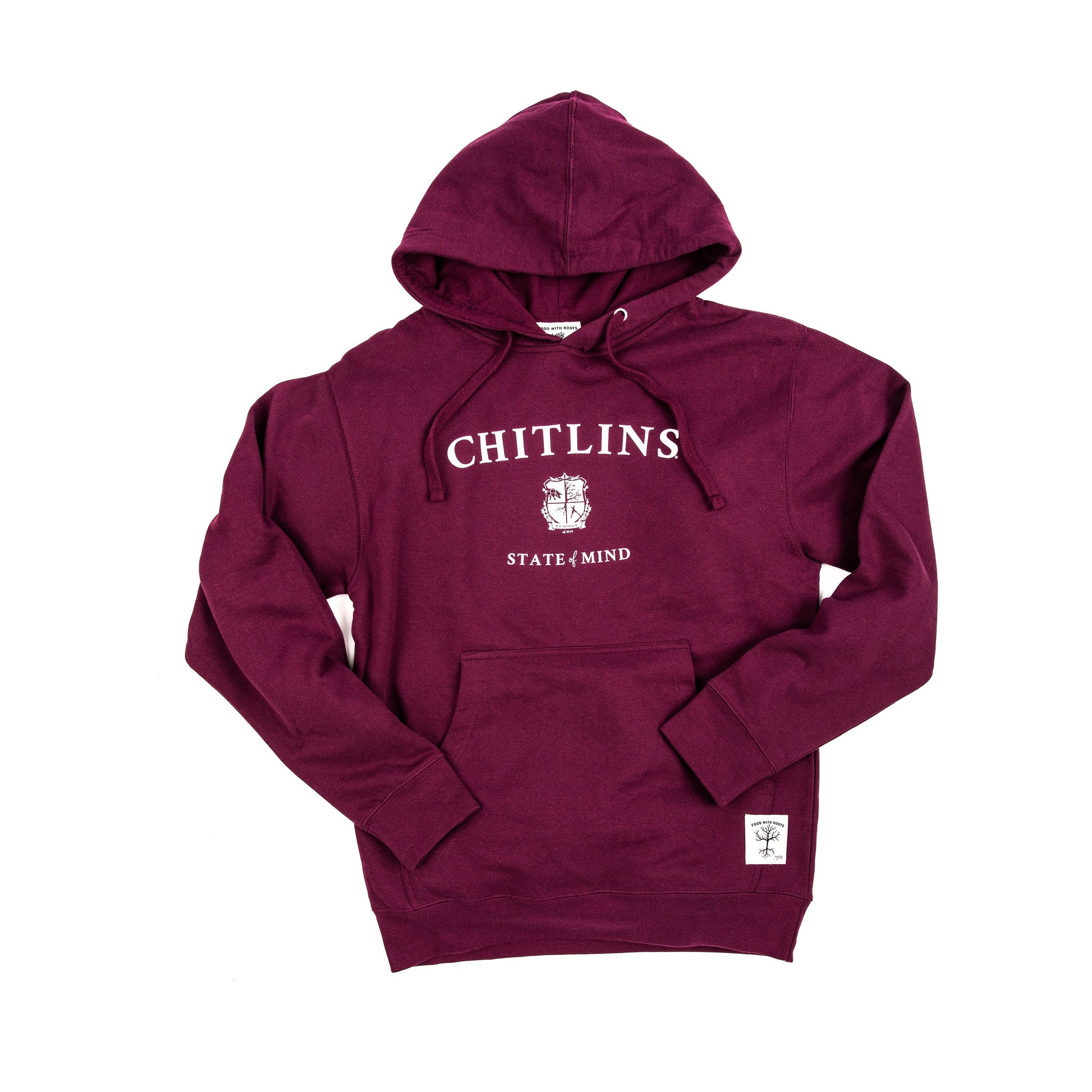 Chitlins Inspired Maroon Hoodie - Embrace Creativity - Korvel