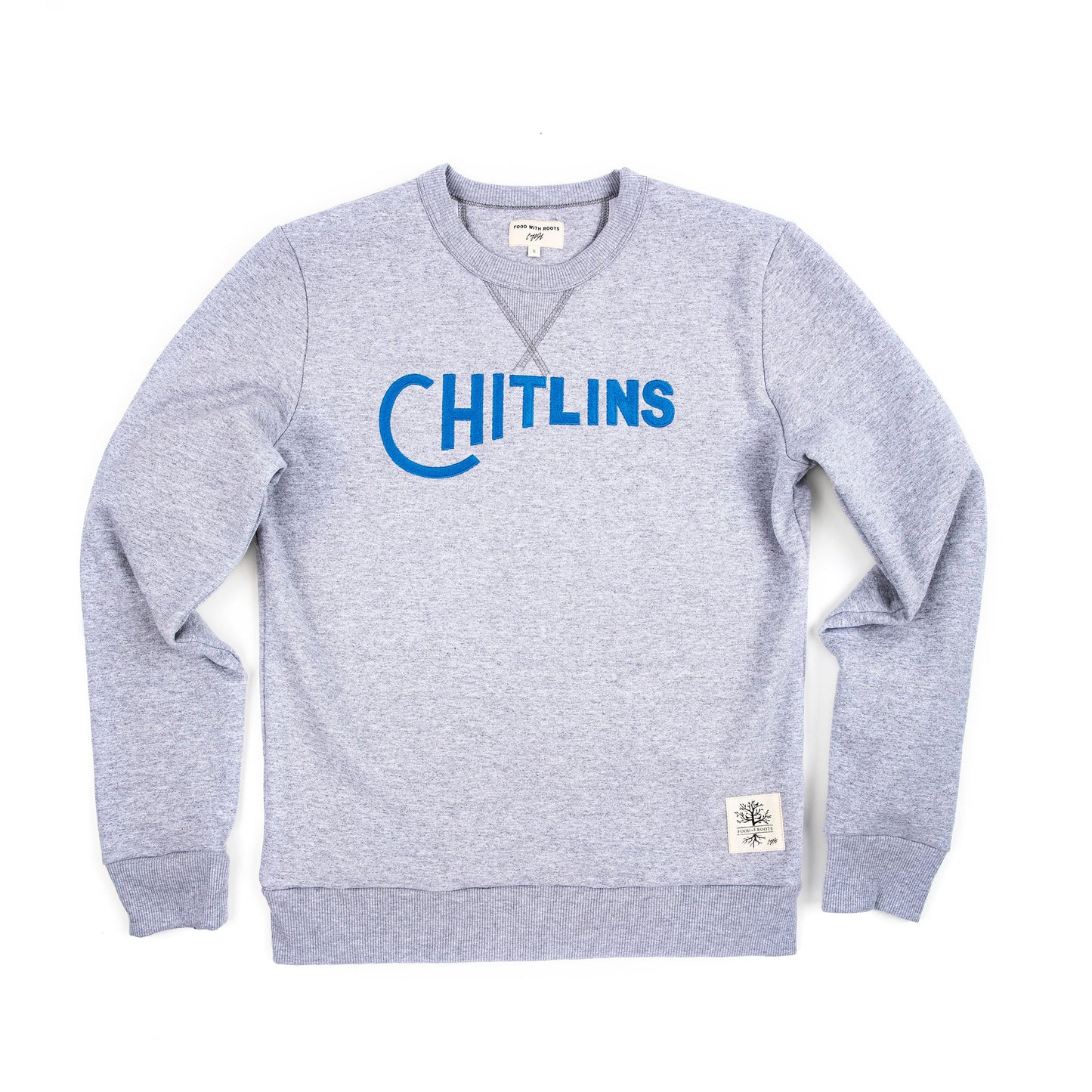 Chitlins Crewneck Sweatshirt - Gray by Cotton Club - Korvel