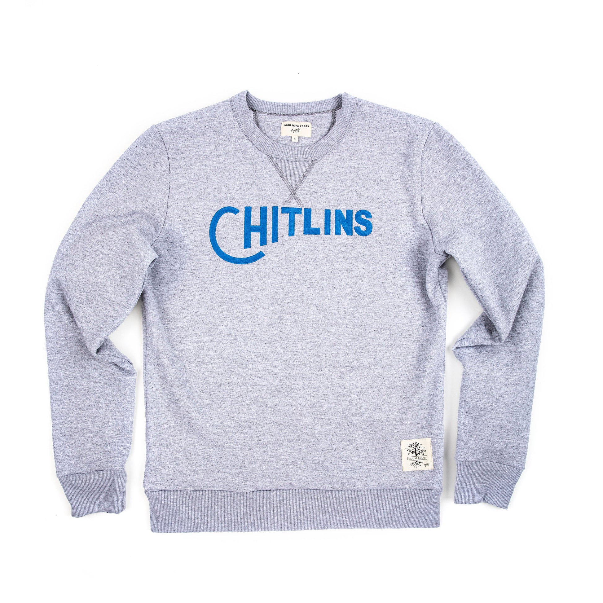 Chitlins Crewneck Sweatshirt - Gray by Cotton Club - Korvel
