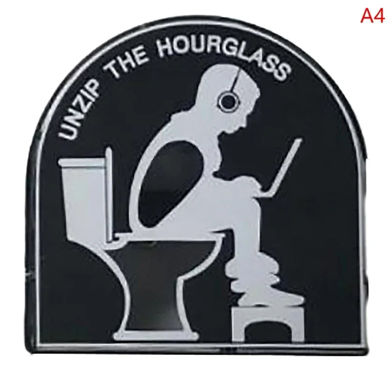 Time Out Stool Sand 5 Minute Restroom Clock Hourglass Valentine's Day Birthday Gift Creative Timers Kids Boyfriend Husband Gift - Korvel