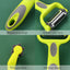 3 In 1 Rotary Peeler Fruit Vegetables Cabbage Graters Salad Carrot Potato Slicer Kitchen Multifunction Grater Julienne Peeler - Korvel