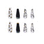 Butterfly Wearing Leopard-Print Nail Piece Scrub Manicure Wearing Nail Patch With Drill Nail Patch - Korvel