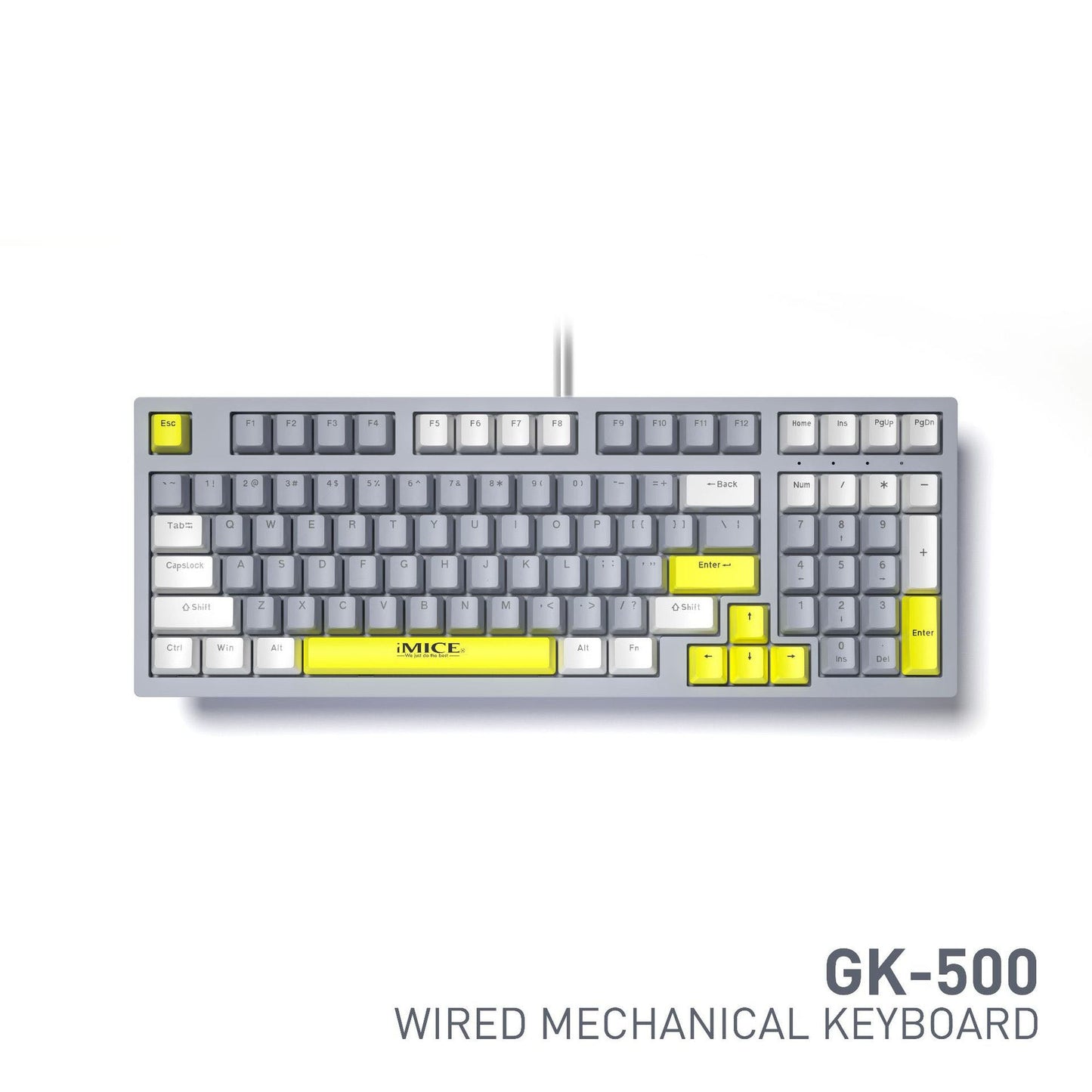 Wired green axis, red axis, tea axis, black axis mechanical keyboard, e-sports game keyboard - Korvel