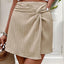 Jupe-culotte haute taille torsadée Perfee
