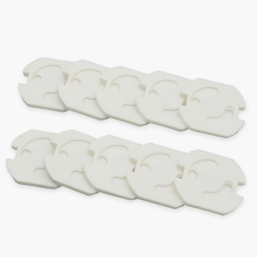 10pcs Children Against Electric Protection Socket Plastic Security Locks - Korvel