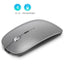 Rechargeable metal roller wireless Bluetooth mouse dual-mode mobile phone tablet wireless mouse - Korvel