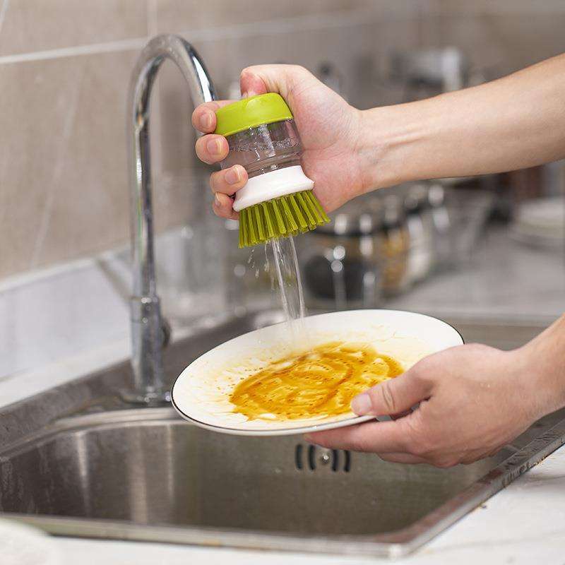Kitchen Pot Cleaning Tool - Complete Collection of Brushes for Lazy Household Cleaning - Korvel